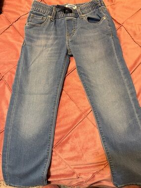 Denizen from Levi's Boy’s Light Blue Straight Jeans with Elastic Waist